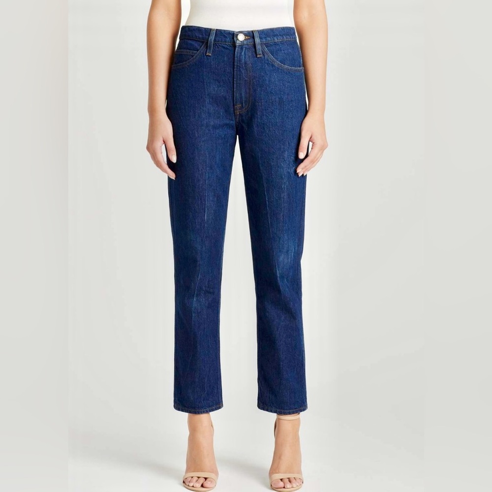 NWOT FRAME Le Italien High Rise Straight Leg Jeans 27